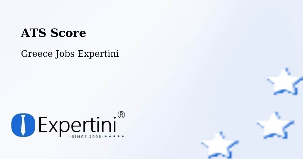 Resume ATS Score & Job Description Match Tool – Chalandrítsa - Greece Jobs Expertini