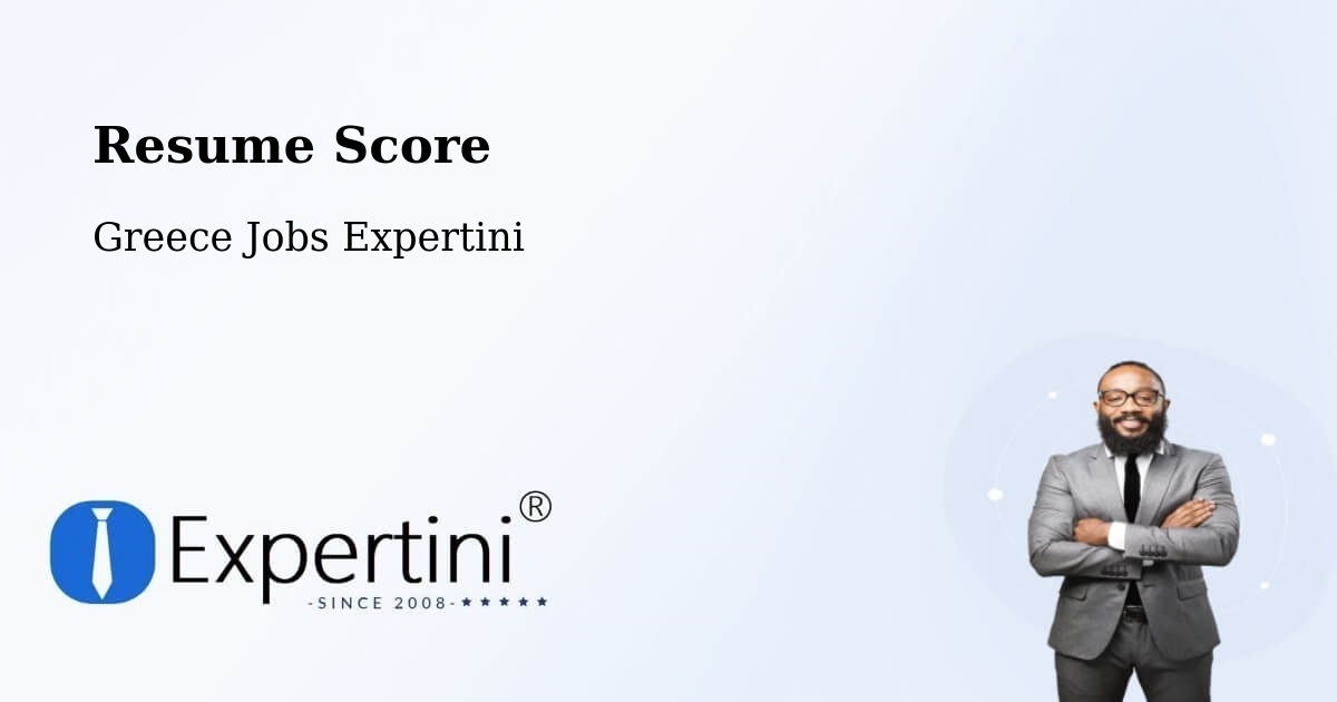Resume Score & Job Description Match Tool – Chalandrítsa - Greece Jobs Expertini